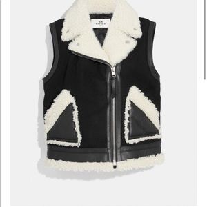 Authentic leather Coach Vest